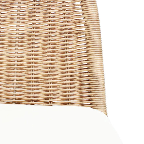 Silla de Exterior Caicos en Rattan Sintético y Acero