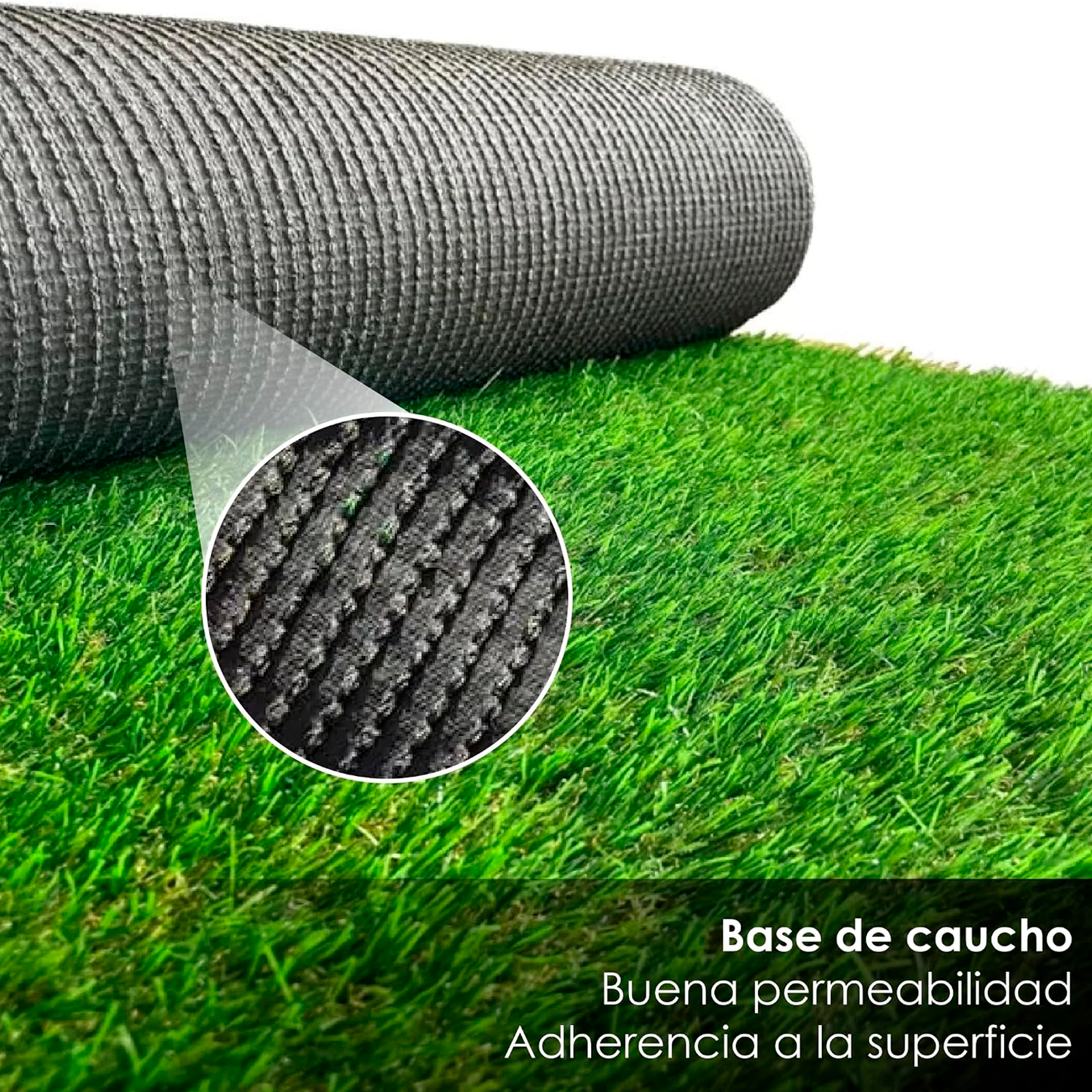 Pasto Sintético Premium en Rollo 2x5 m para Jardín y Exterior - Image 4