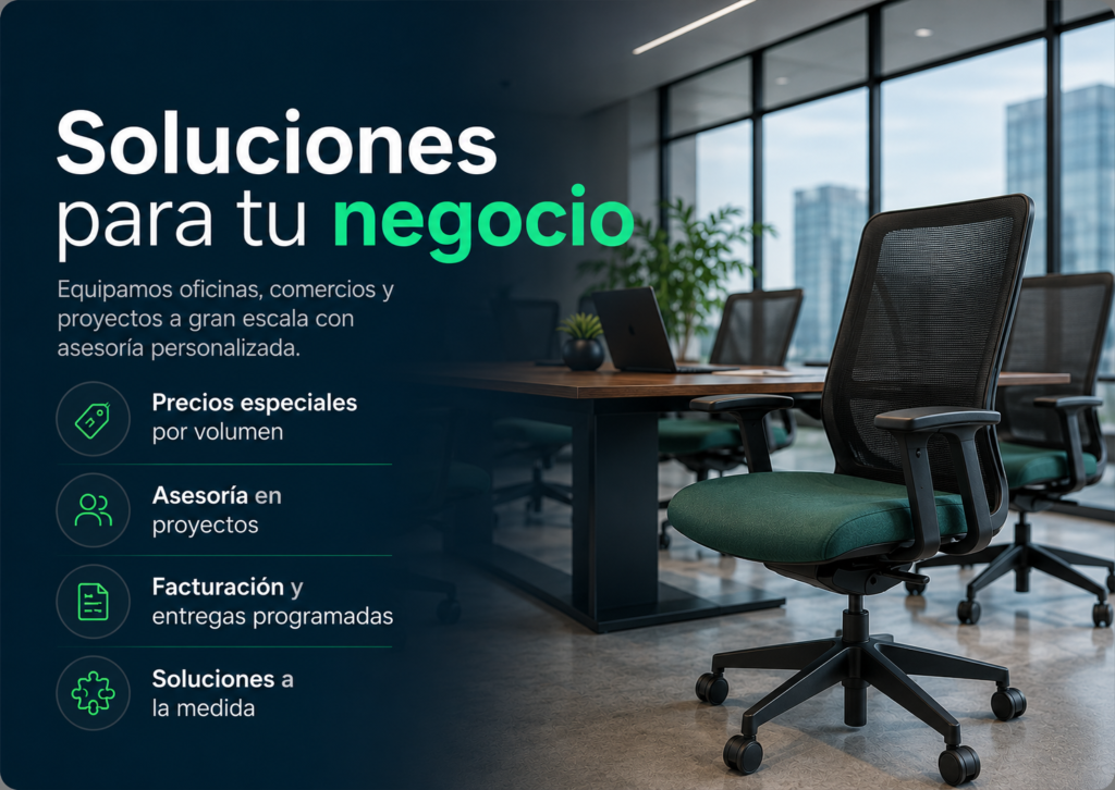 Soluciones de mobiliario e iluminación para empresas y negocios